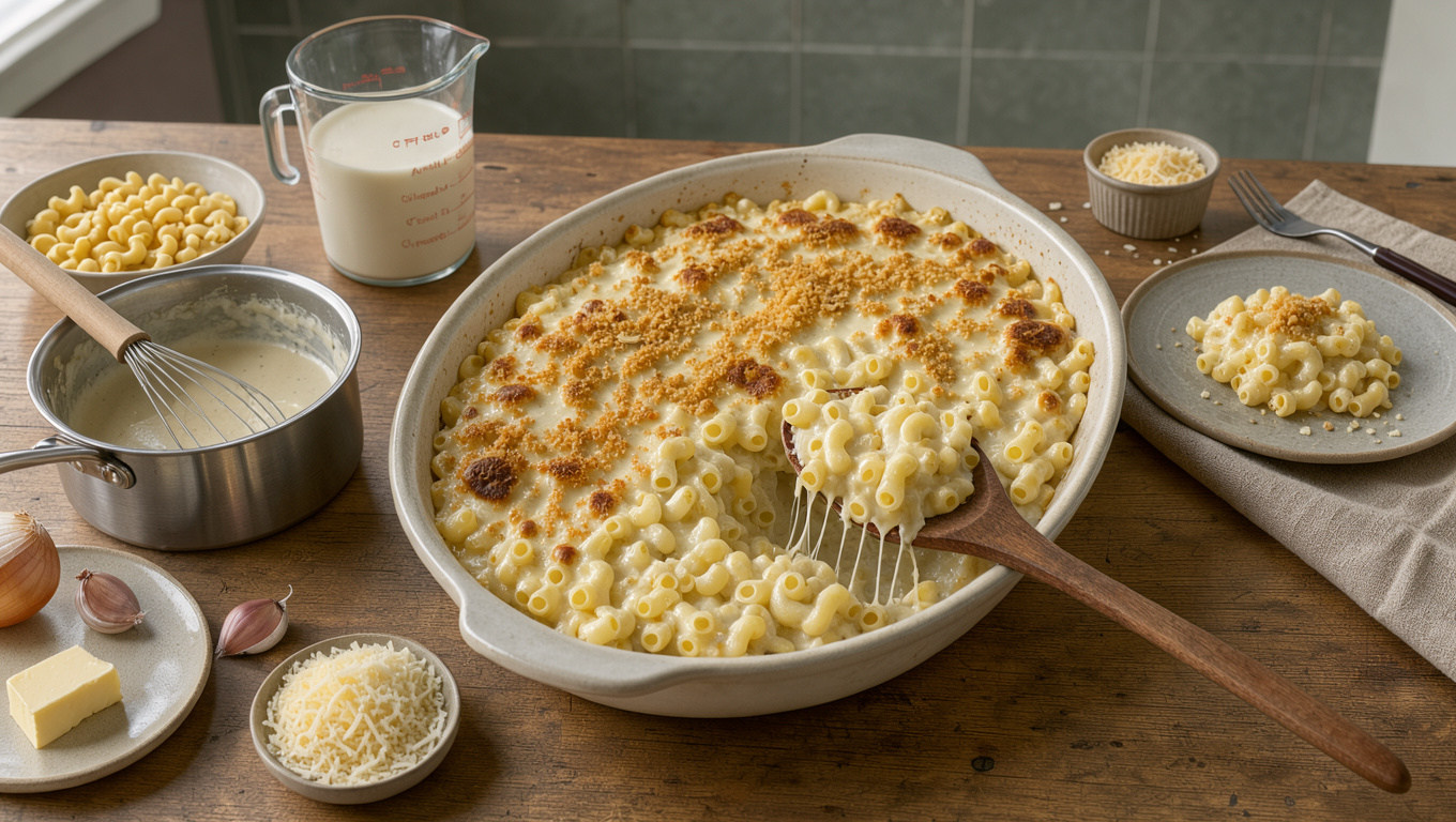Bästa mac and cheese receptet – krämig ostsås från grunden