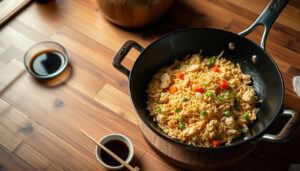 Fried rice med kyckling – enkelt recept på 30 min