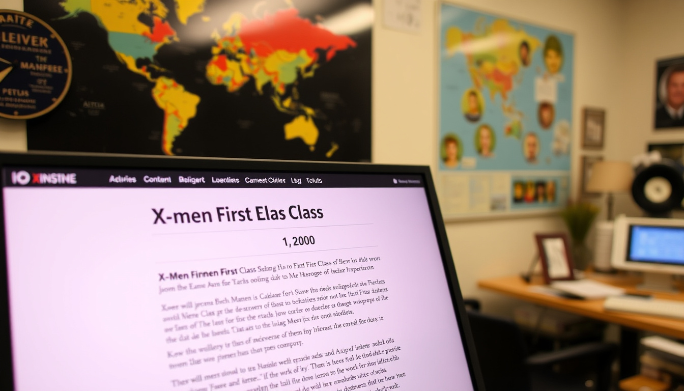 X-Men: First Class – rollista, handling och ordning
